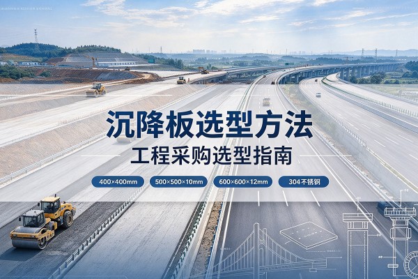 达尔罕茂明安联合旗沉降板选择方法