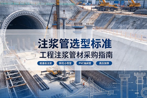 达尔罕茂明安联合旗注浆管选型标准