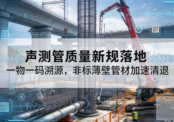 达尔罕茂明安联合旗声测管质量新规落地，一物一码溯源，非标薄壁管材加速清退