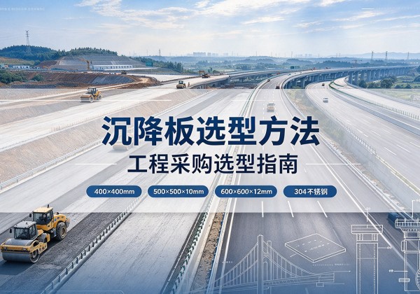 达尔罕茂明安联合旗沉降板选择方法